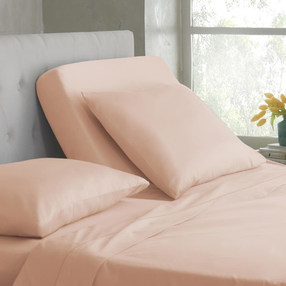 WestPoint Home Martex Split King Sheet King Cotton Blend Bed Sheet in Pink | 028828347213