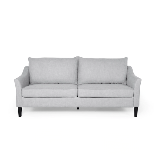 Best Selling Home Decor Almeda Modern Light Gray and Dark Brown Polyester/Blend Sofa | 311518