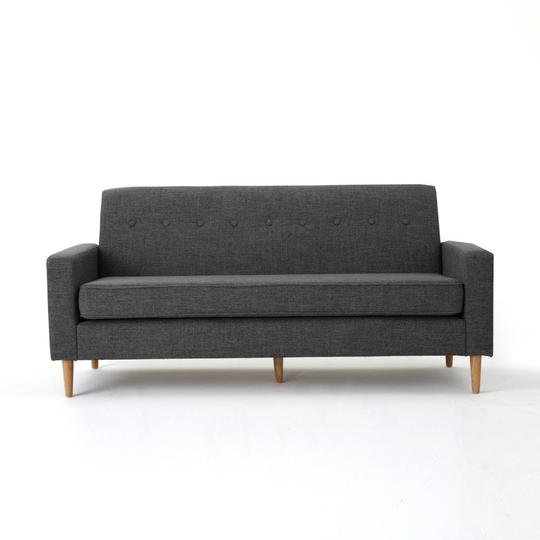 Best Selling Home Decor Sawyer Midcentury Grey Polyester/Blend Sofa in Gray | 302525