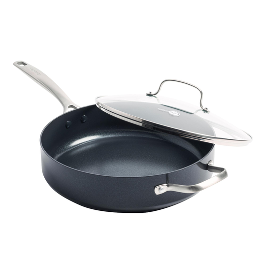 GreenPan Profile Nonstick Ceramic Saute Pan with Lid by World Market