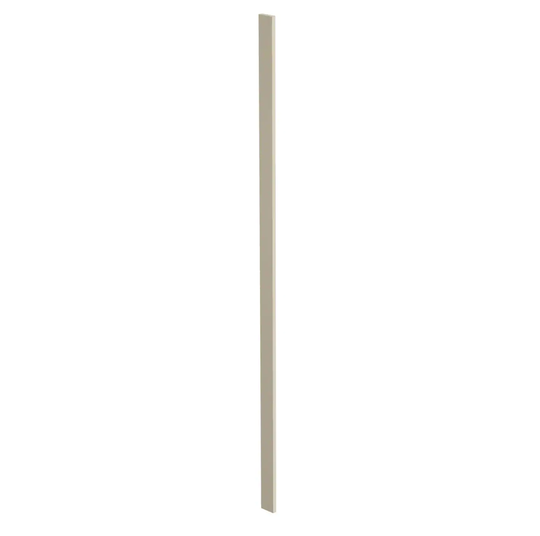 Luxxe Cabinetry Norfolk 3-in W x 90-in H x 0.75-in D Painted Blended Cream Cabinet Fill Strip in Off-White | FS90-BC