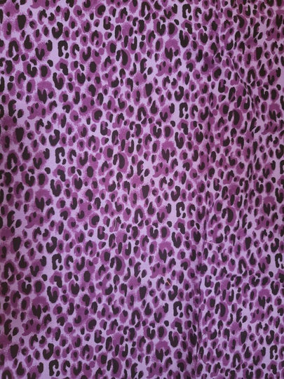 Adult Purple Cheetah Print Cotton Fabric Face Mask, Handmade Design Dust Blue