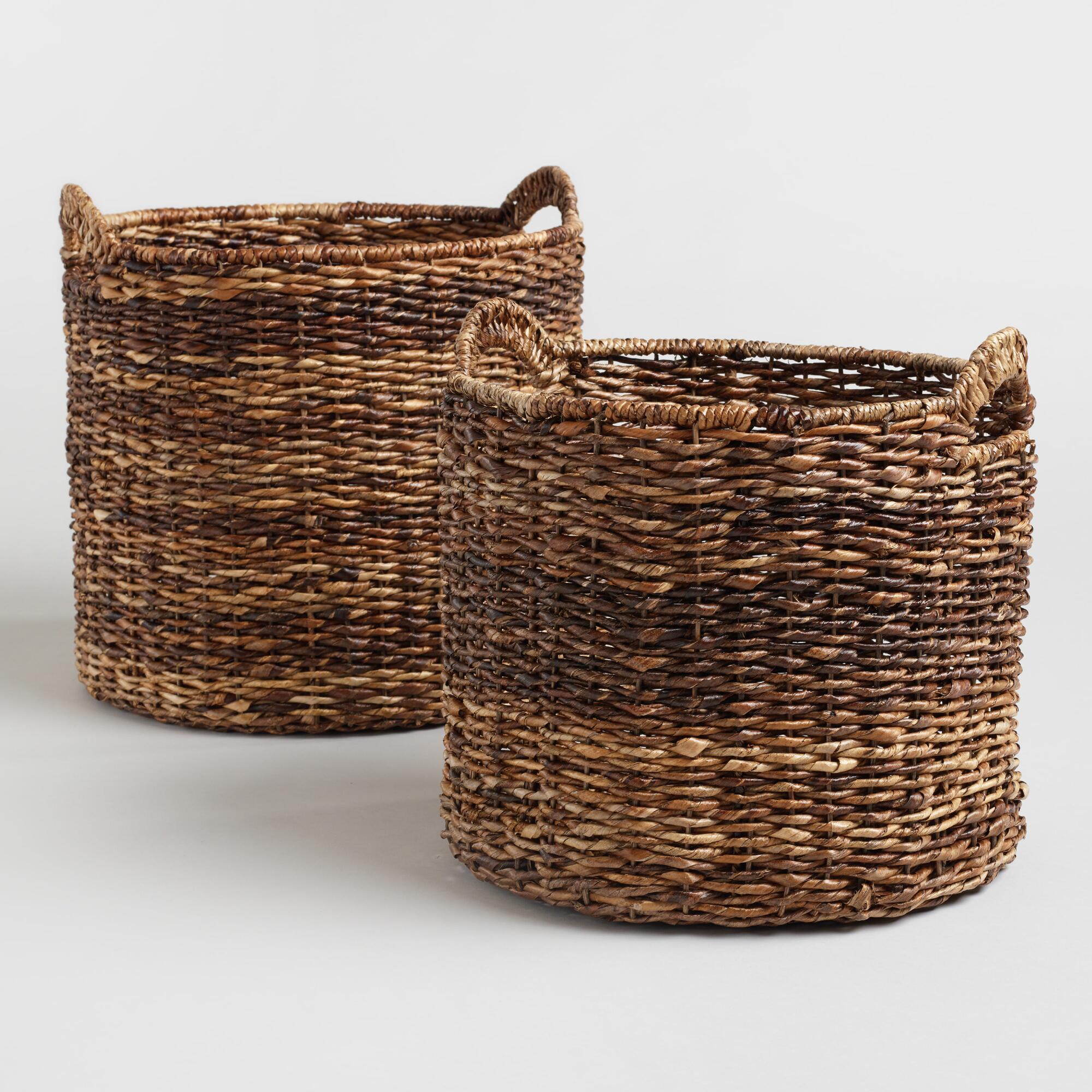 Madras Tote Baskets by World Market