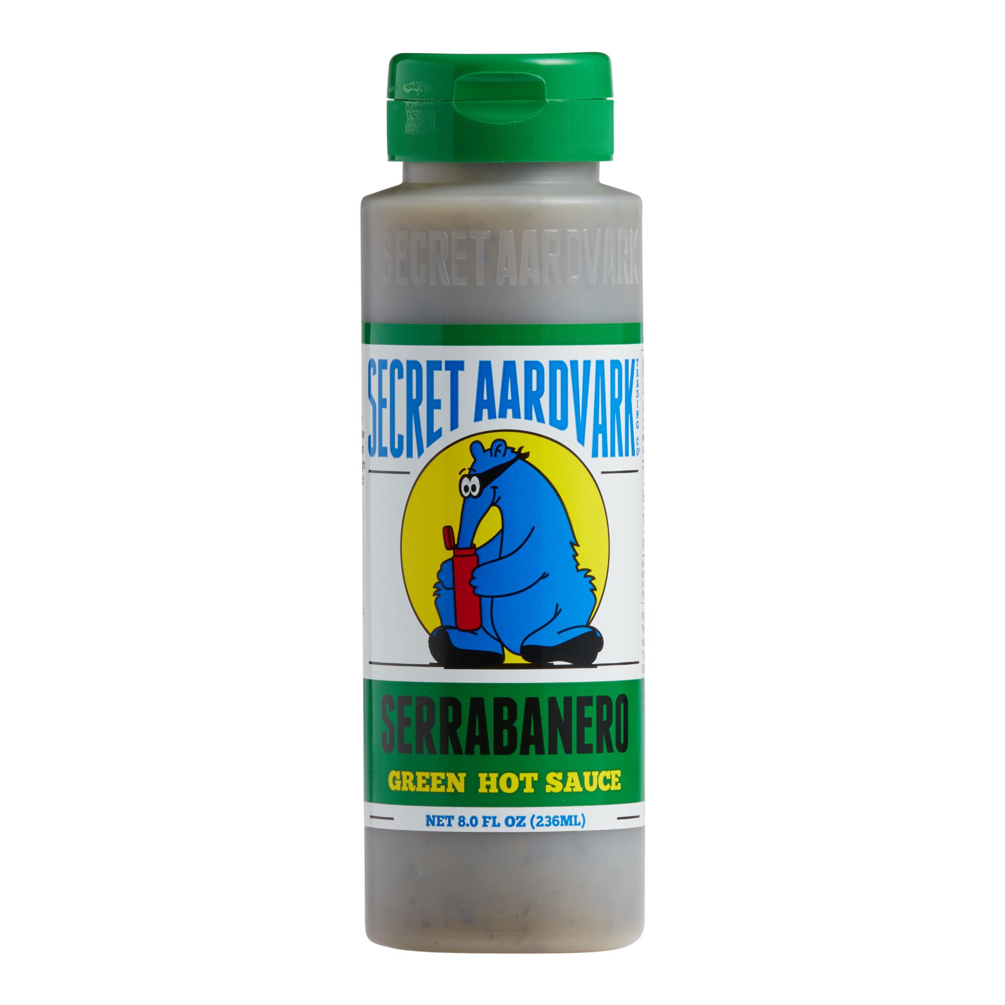 Secret Aardvark Serrabanero Green Hot Sauce by World Market
