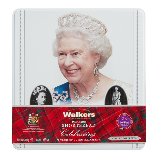 Walkers Shortbread Queen's Platinum Jubilee Tin by World Market
