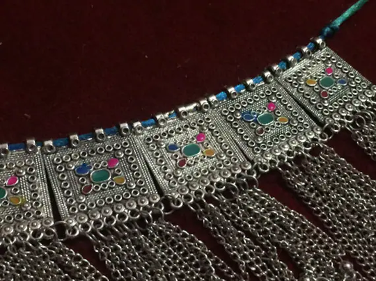 Afghan Necklace Handmade Jewelry For Women Kuchi Wedding Bridal