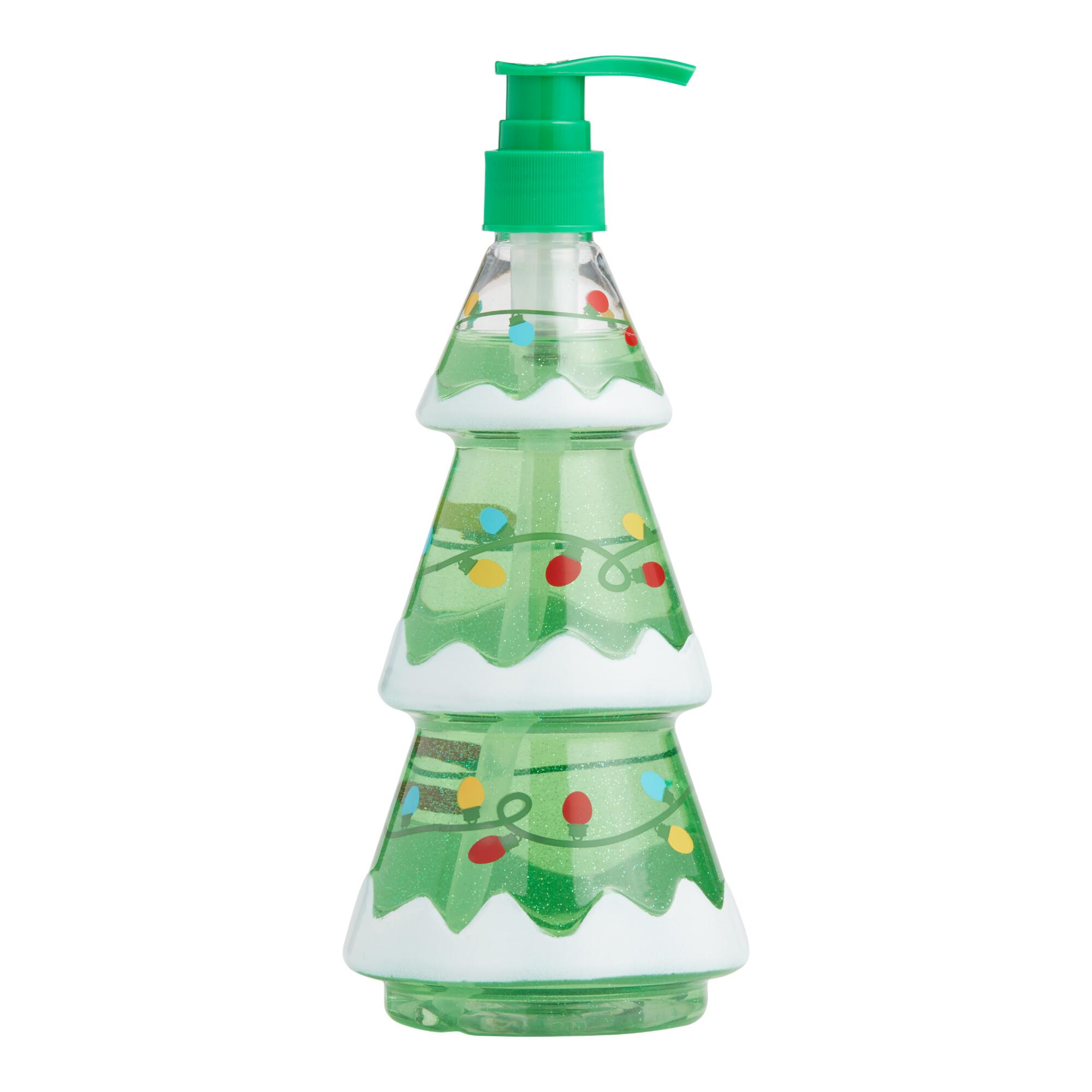 Pier Place Christmas Tree Liquid Hand Soap: Green - Plastic by World Market
