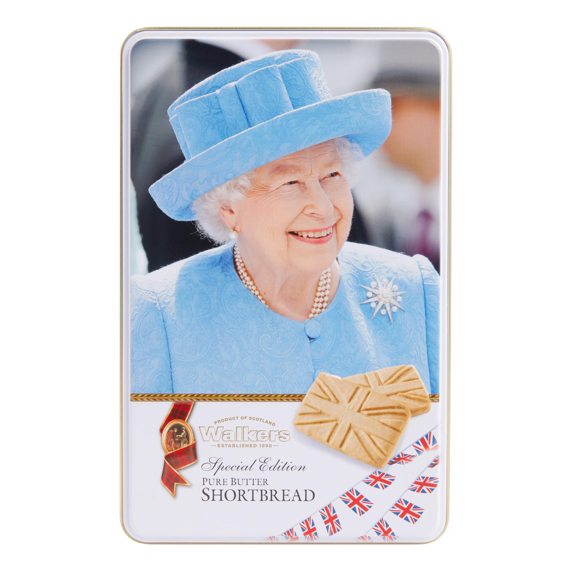 Walkers Shortbread Queen Elizabeth II Tin by World Market