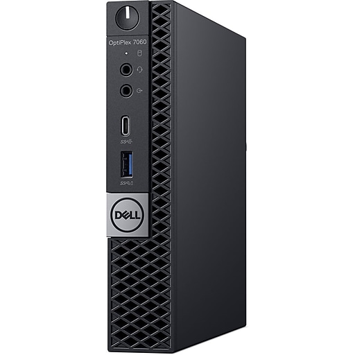 Dell OptiPlex 7060 Micro Desktop Refurbished Desktop Computer, Intel Core i7-8700T, 16GB RAM, 512GB SSD (51791312049)