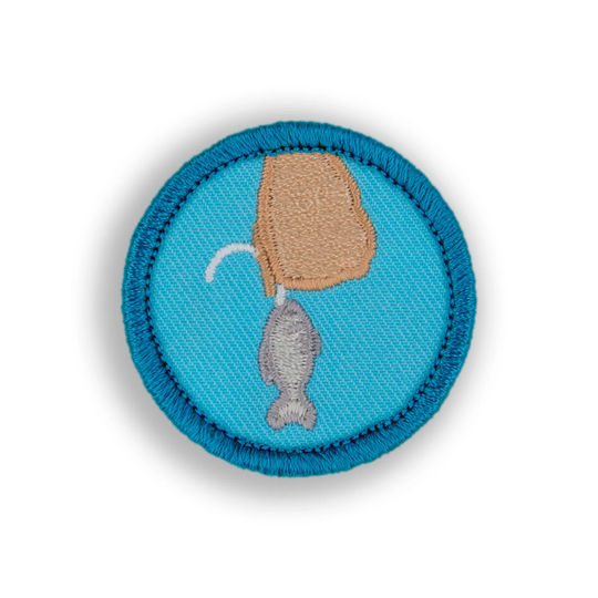 Big Catch Demerit Badge - 1.5" Diameter Embroidered Patch