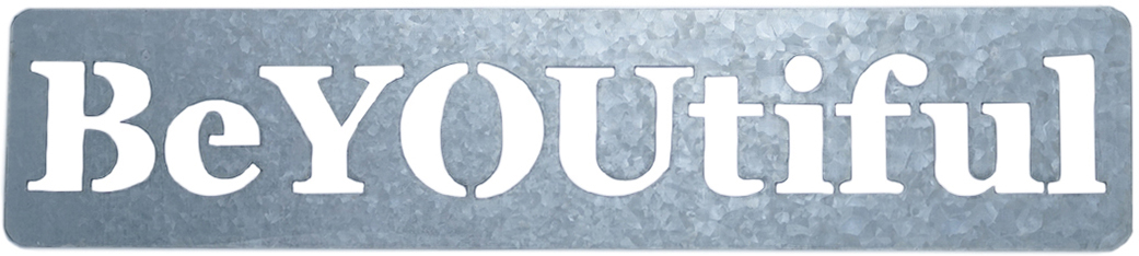 Jillibean Soup Mix the Media Galvanized Stencil-4"X18.5" BeY(2x$14.80)