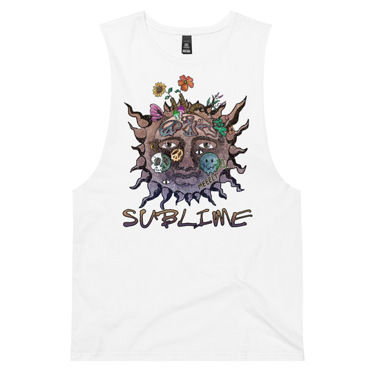 Sublime Shirt, Tank Top, Vintage, Trendy Workout Clothes, Beach Birthday Gift, Drop Arm Gift For Friends