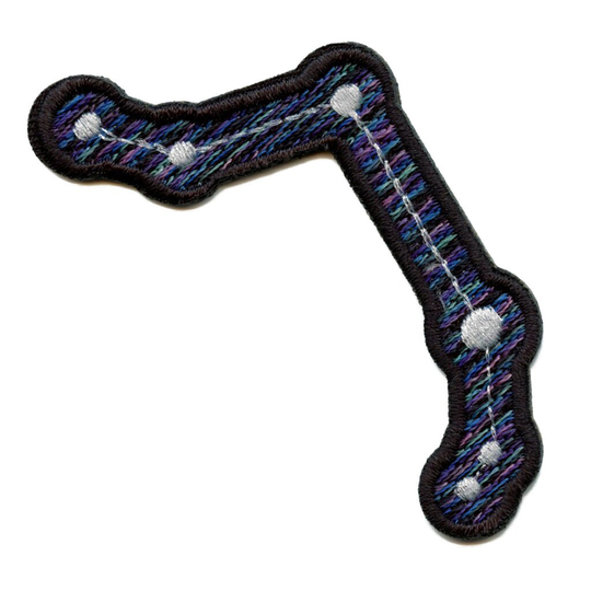 Aries Zodiac Constellation Patch Stars Ram Horoscope Embroidered Iron On Eb4