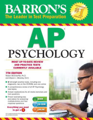 Barron's AP Psychology with CD-ROM Allyson J. Weseley Ed.D. Author