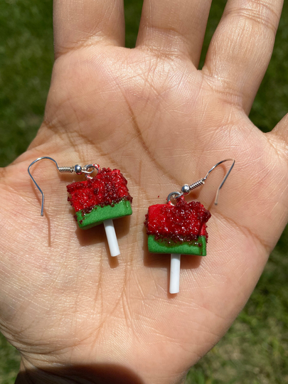 Paleta De Sandia Earrings