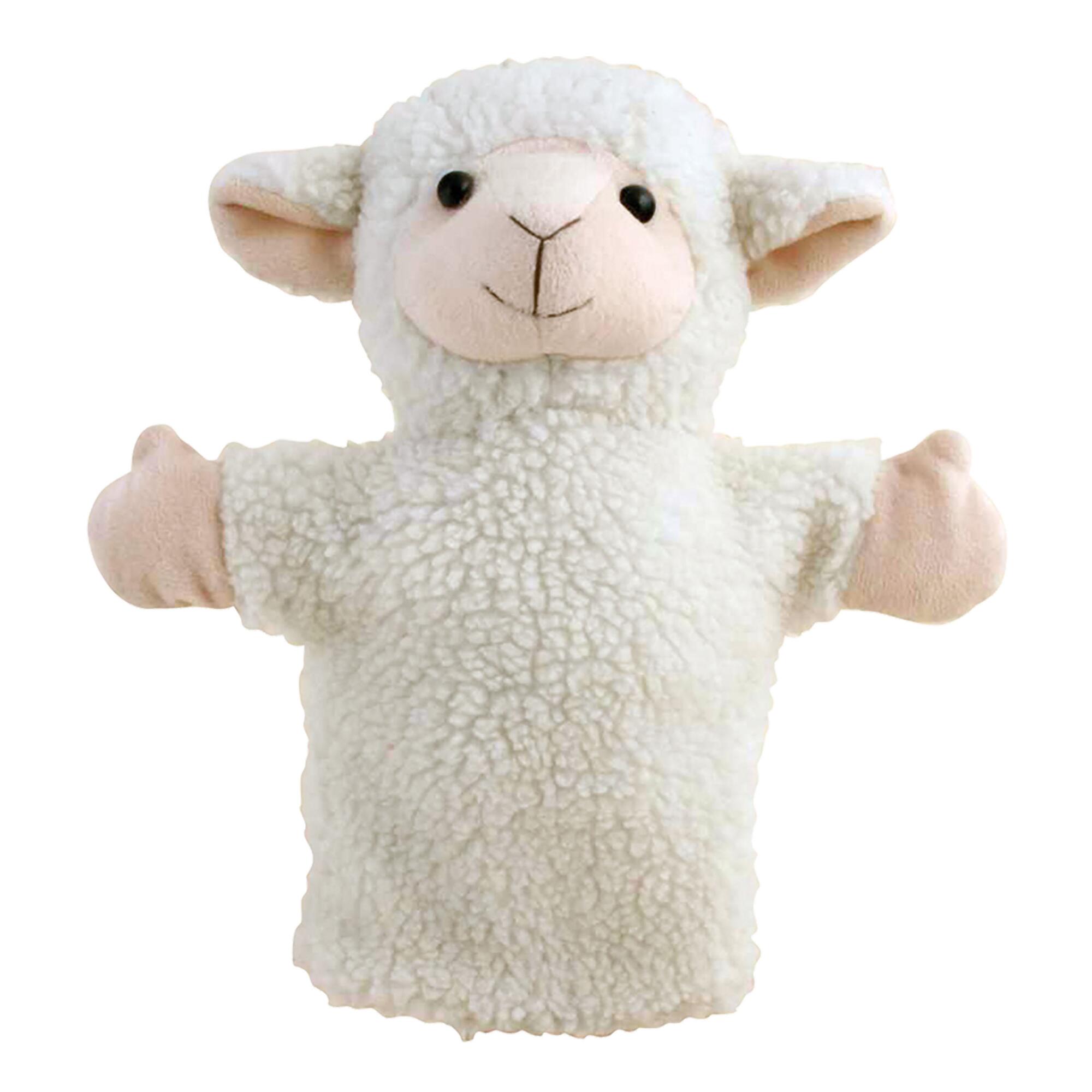 Lamb Plush Hand Puppet: White - Polyester by World Market