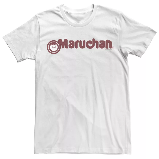 Men's Maruchan Text Logo Tee, Size: XXL, White