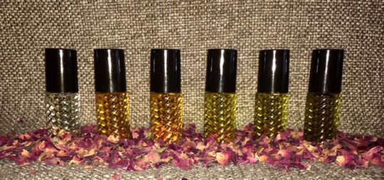 Cleopatra's Own Perfume Blend #4, .5Ml Glam Roller Bottle Personal Jasmine Gardenia Clary Sage Neroli Sandalwood Musk Made To Order