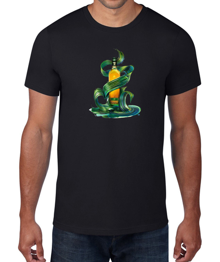 Johnnie Walker Green Blended Scotch Whiskey Whisky Distillery Alcohol Shirt Tshirt Men