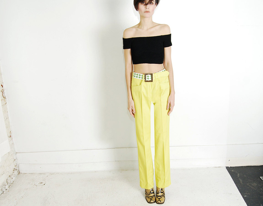 Boot Cut 70S Trousers