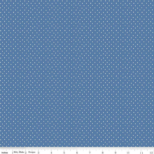 Varsity - Diamonds in Blue Sports Blender Cotton Quilt Fabric By Deena Rutter For Riley Blake Designs Fabrics C7435-Blue | W5729