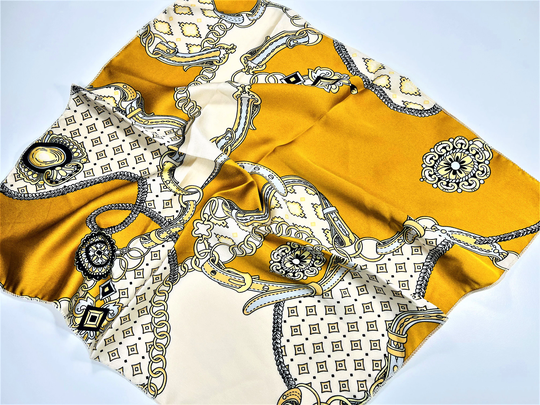 Square Scarves - Silk Blend Head Neck Scarf Neckerchief Silky Bandanas Headbands