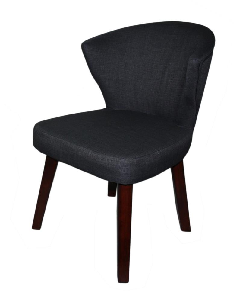 ORE International Concave Modern Gray Blend Accent Chair | HB4622