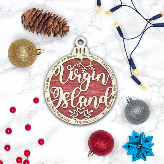 Virgin Islands National Park Christmas Ornaments/Wooden Ornament