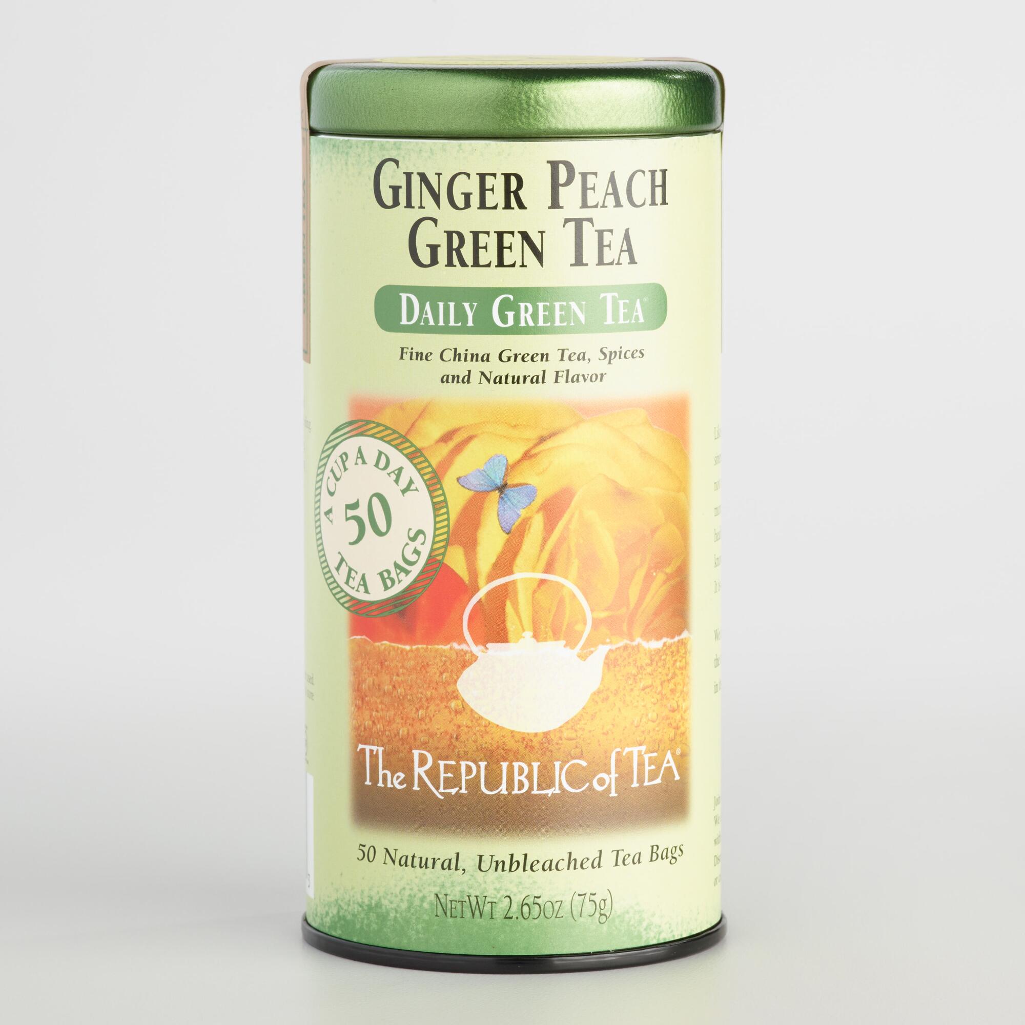 The Republic Of Tea Ginger Peach Green Tea 50 Count by World Market
