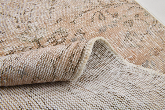 3x9 Turkish Vintage Runner Rug, 3x9 Rug, Handmade Oushak Runner Rug, Turkish Runner, Faded Hallway Rug, Vintage Runner, Runner Rug, 21975