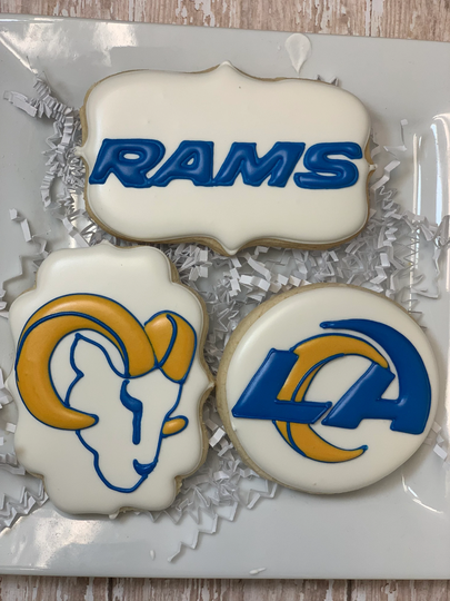 Los Angeles Rams Cookies, Superbowl Cookies