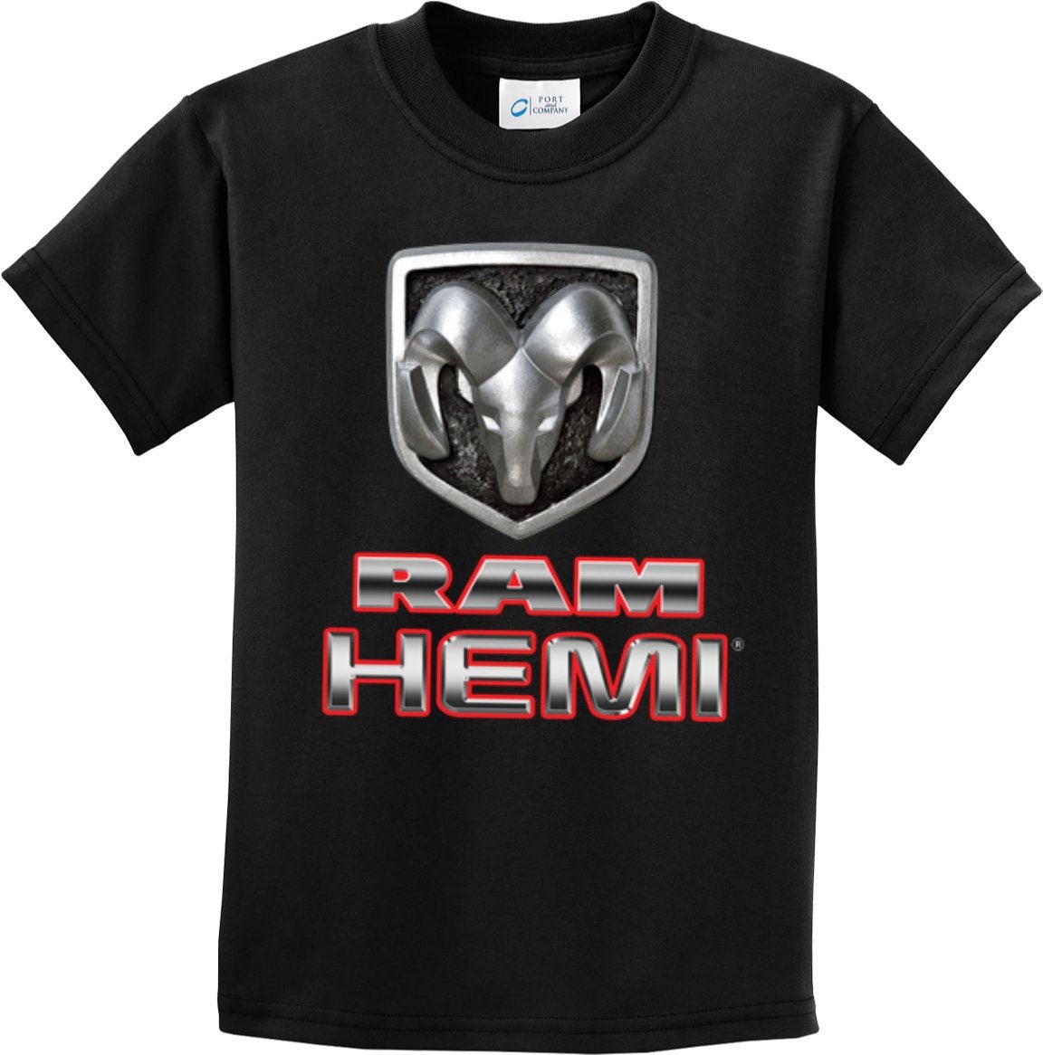 Ram Hemi Logo Kid's Dodge Tee T-Shirt 20459Hd2-Pc61Y