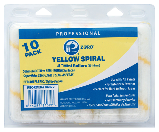Premier 10-Pack 4.37-in x 3/8-in Nap Mini Woven Synthetic Blend Paint Roller Cover | 84072