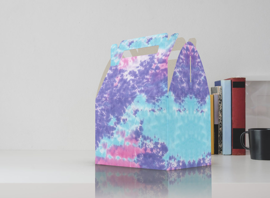 Tie Dye, Colorful Party Favor Box