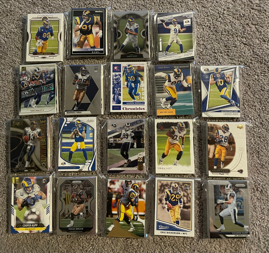Los Angeles Rams Football Cards - Grab Bag Of 30 From 1980S-Today