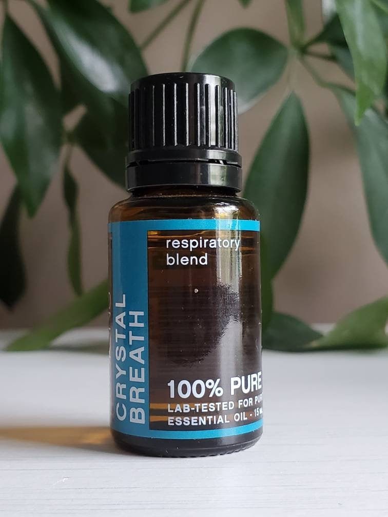 Essential Oil Respiratory Blend "Crystal Breath' - 15 Ml