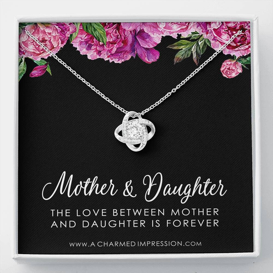 Mother Daughter Necklace, Mom Mother's Day Gift From Daughter, To Gift, Graduation