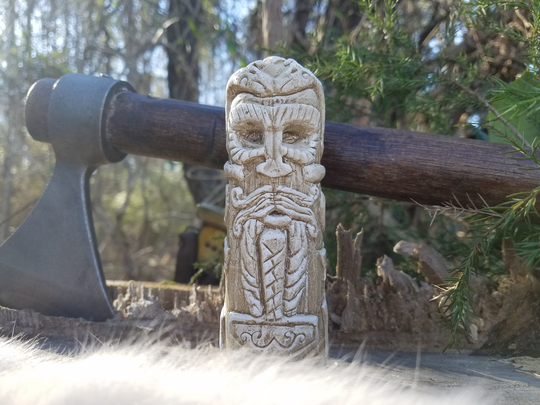 Thor Totem Altar Statue Asatru Figurines