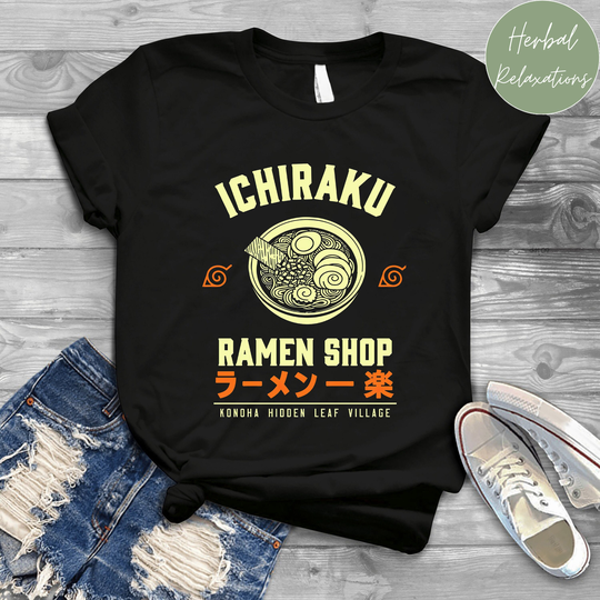 Ichiraku Ramen Shop Shirt, Anime Manga Hoodie, Sweatshirt, Gift For Fan, Merch