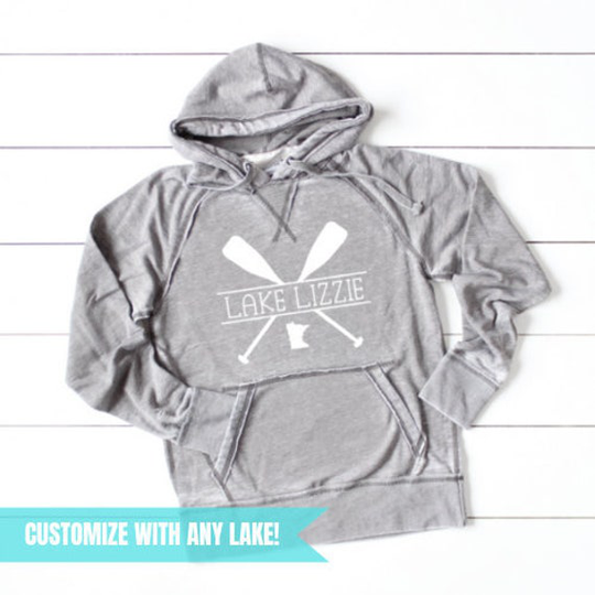 Customized Minnesota Lake Paddle Sweatshirt