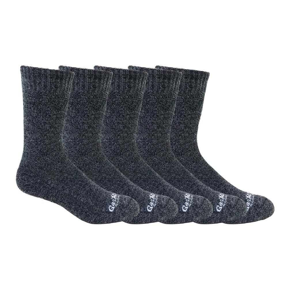 Gas Monkey Garage 5-Pack Men's Cotton Blend Crew Socks (Size 8 To 12) Polyester in Black | GMM13003C5-BMD1013