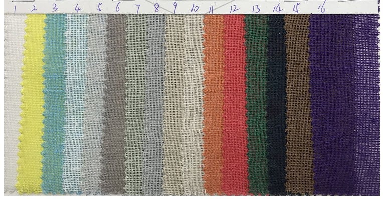 Ramie Mesh Fabric1Yard Ramie Fabric , Natural Fabric, Plain Fabric-140cm Wide - Curtain Fabric