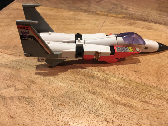 Transformers 1993 Hasbro Takara G2 Vintage Rare Original Starscream Loose Figure Incomplete
