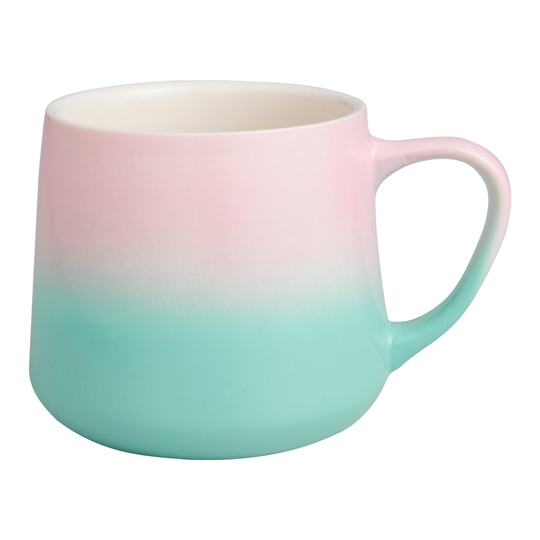 Blue And Pink Pastel Ombre Glazed Mug - Stoneware by World Market