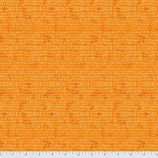 Orange Seeds Fabric, Blender Freespirit Fabrics, Cori Dantini, 100% Quilting Cotton Fabric