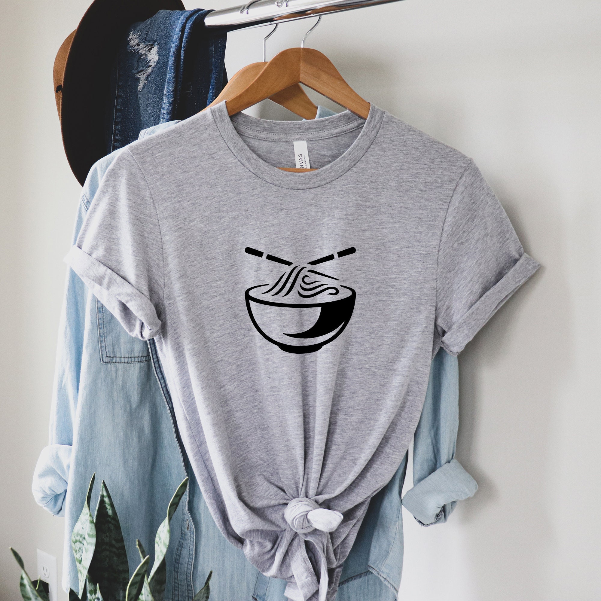 Ramen Shirt, Noodle Japanese Lover Shirt, Foodie Bowl Lover