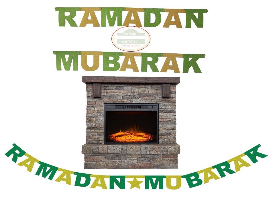 Ramadan Mubarak Banners Ramadan(2 PcsFree Fast Deliverymuslim Holiday Favorsislamic Gifts Favors-Eid Party Decor-Quran