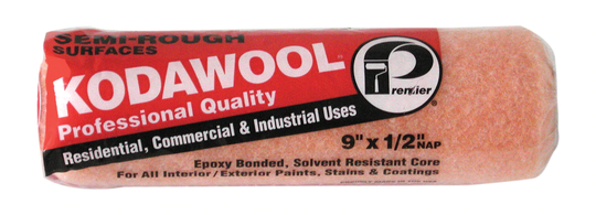 Premier KODAWOOL 8.87-in x 1/2-in Nap Knit Synthetic Blend Paint Roller Cover Polyester | R9KW2-50