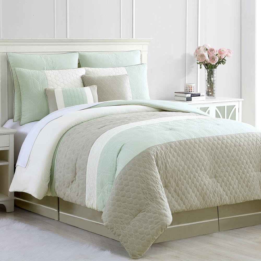 Amrapur Overseas Palisades comforter set Multi Multi Reversible Queen Comforter (Blend with Polyester Fill) | 38EJECMG-PLS-QN