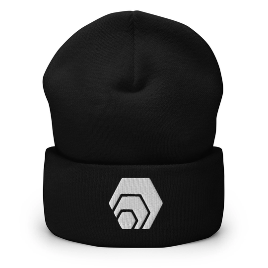 Hex Beanie, Embroidered Hat, Crypto Gift